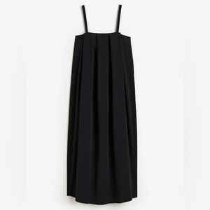 H&M Black Pleaded Dress